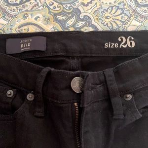 Black straight leg jeans Size 26